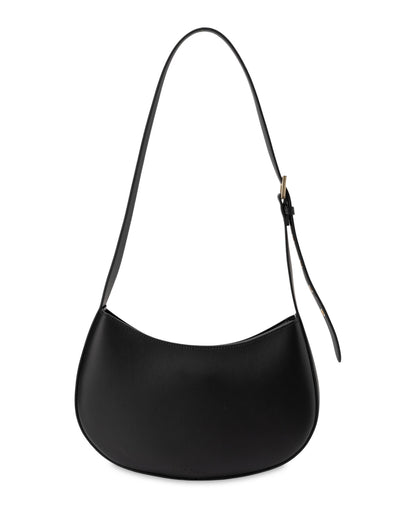 Mocha Eliana Leather Shoulder Bag- Black | Mocha Australia