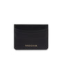 Mocha Donnette Simple Card Holder - Black