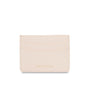 Mocha Donnette Simple Card Holder - Cream