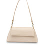 Mocha Ava Baguette Crossbody Bag- Beige