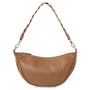 Mocha Catalina Leather Crossbody Bag - Tan