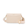 Mocha Penelope Boxy Crossbody - Cream