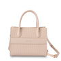 Mocha Penelope Small Tote - Nude