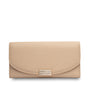 Mocha Daisy Long Wallet - Sand