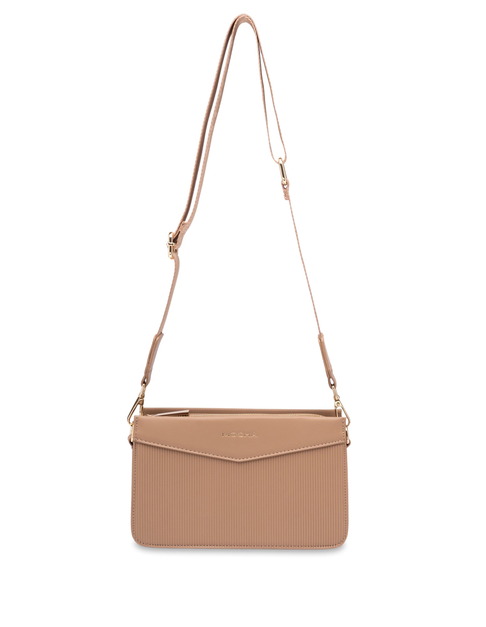 mocha☆ Mocha Tessa Tri-Boxy Crossbody - Taupe