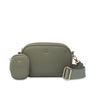 Mocha Parker Boxy Crossbody Bag - Sage
