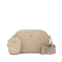 Mocha Parker Boxy Crossbody Bag - Nude