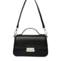 Mocha Brooklyn Messenger Crossbody Bag - Black