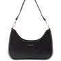 Mocha Daisy Wavy Shoulder Bag - Black