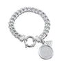 Von Treskow Small Mama Bracelet w/ Shilling Coin - Silver