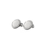 Von Treskow Studs Earrings w/ VT Plate - Silver