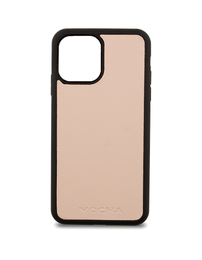 Mocha Jane Leather Hard Case iPhone 12 mini - Blush | Mocha Australia
