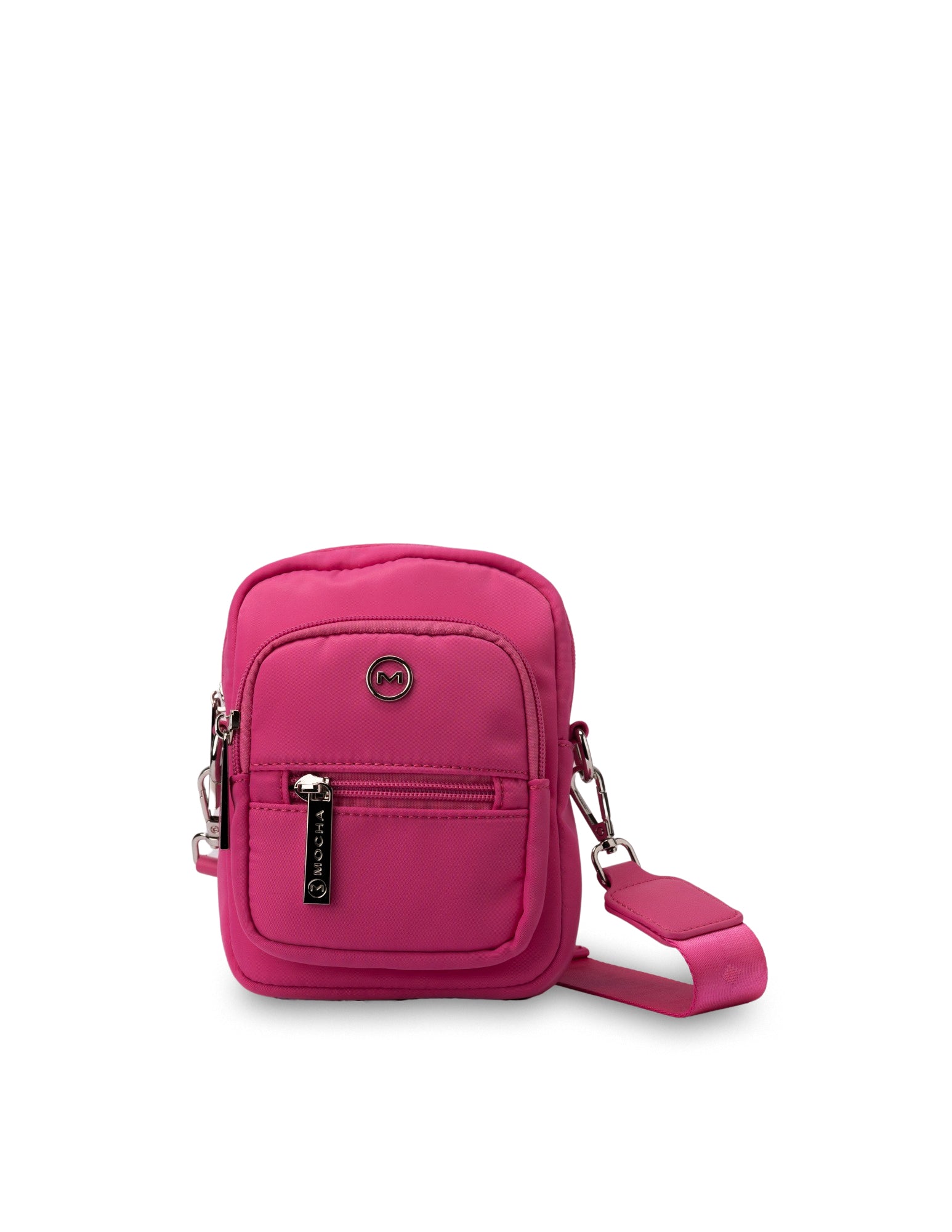 Nicky Nylon Crossbody Camera Bag - Pink