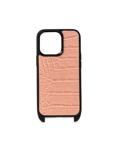 Mocha Calissa Croco Lanyard Phone Case iPhone 13 Pro - Pink | Mocha Australia