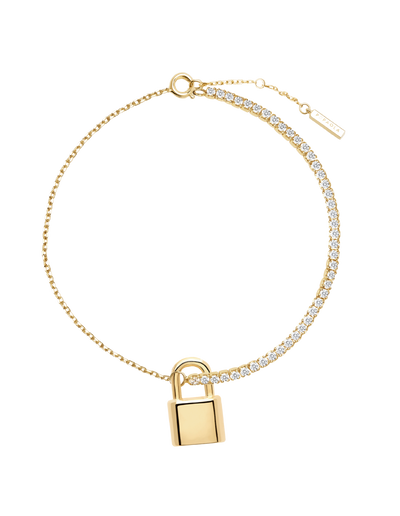 PDPAOLA Bond Bracelet - Gold | Mocha Australia