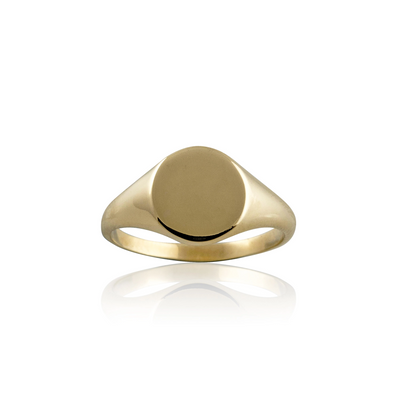Von Treskow 9CT Gold Charlie Signet Ring | Mocha Australia