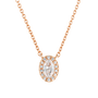 Georgini Aurora Glow Necklace - Rose Gold