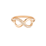Georgini Forever Infinity Ring w/ CZ - Rose Gold