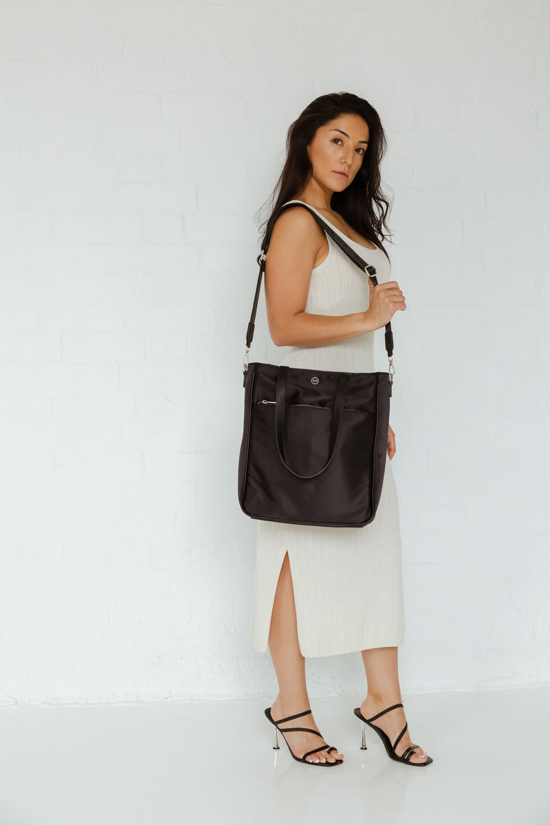 Mocha Ebby Simple Tote- Black | Mocha Australia