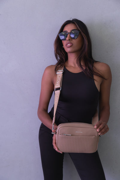 Mocha Tessa Crossbody Bag- Taupe | Mocha Australia