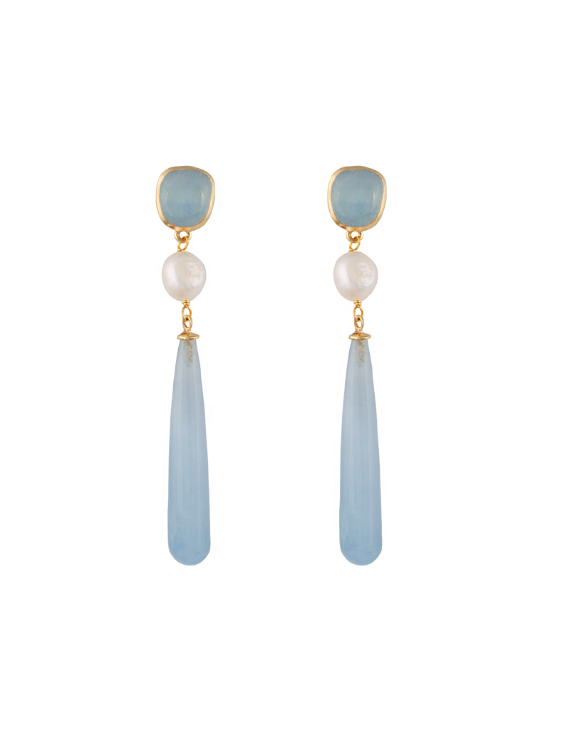 Bianc Artisan Earrings - Gold | Mocha Australia