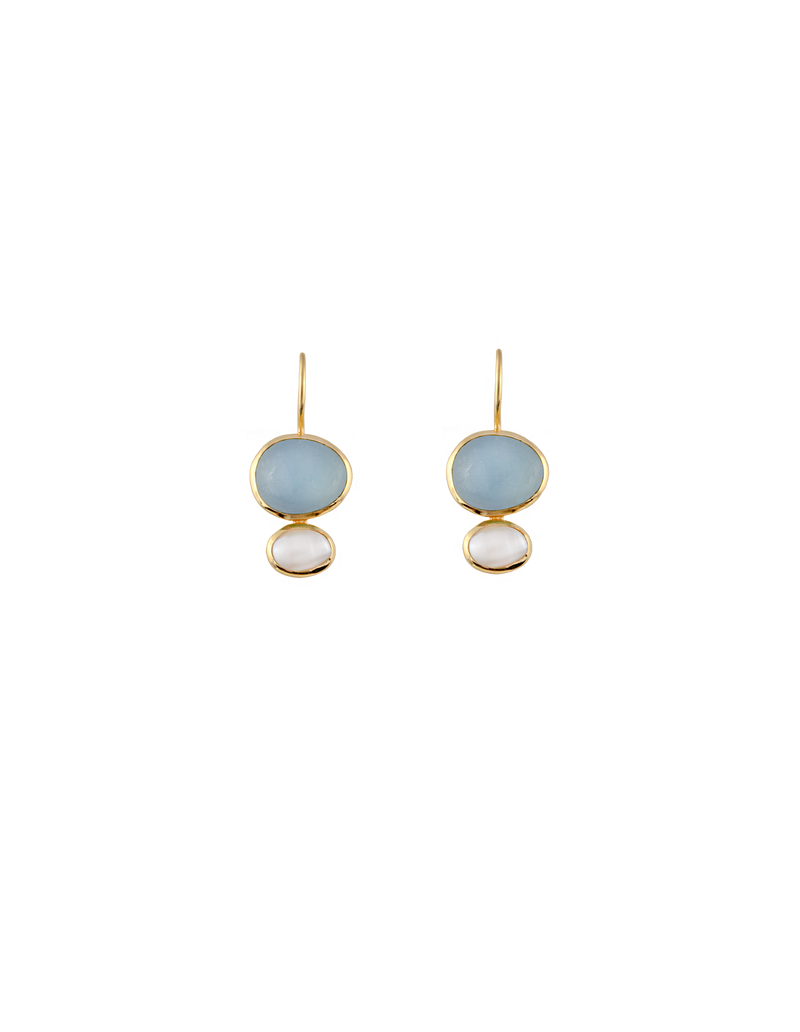 Bianc Cubism Earrings - Gold | Mocha Australia
