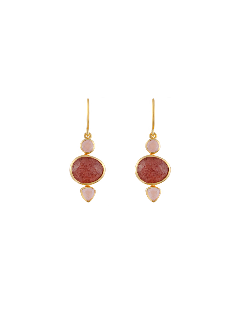 Bianc Tangeld Earrings - Gold | Mocha Australia