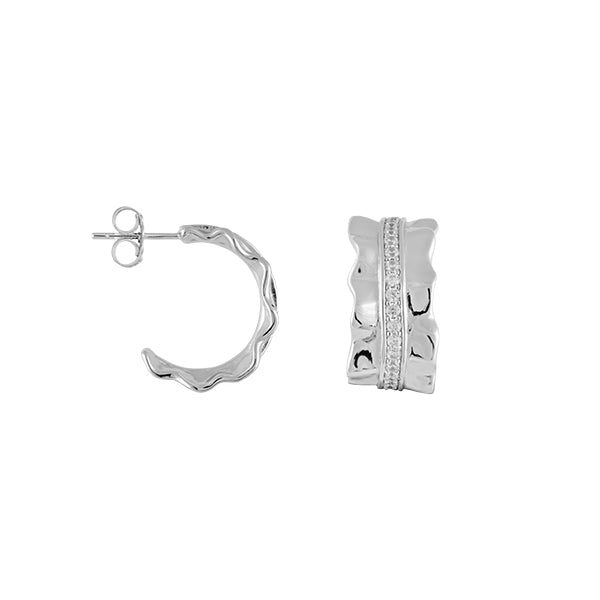 Bianc Astro Earrings - Silver