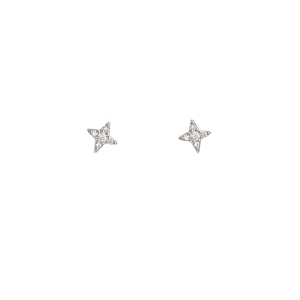 Bianc Shine Studs - Silver | Mocha Australia