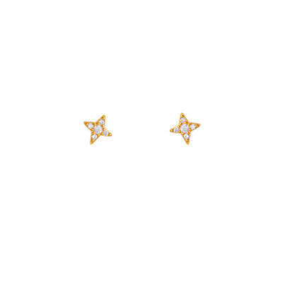 Bianc Shine Studs - Gold | Mocha Australia