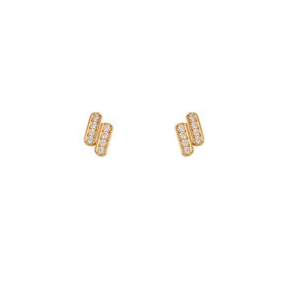 Bianc Lumi Studs - Gold | Mocha Australia