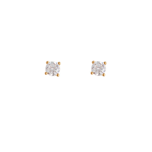 Bianc Zella Studs - Gold | Mocha Australia