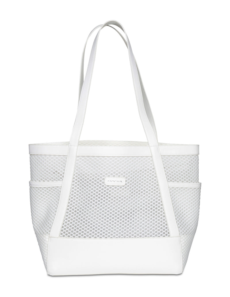 Mocha Summer Beach Bag- White | Mocha Australia