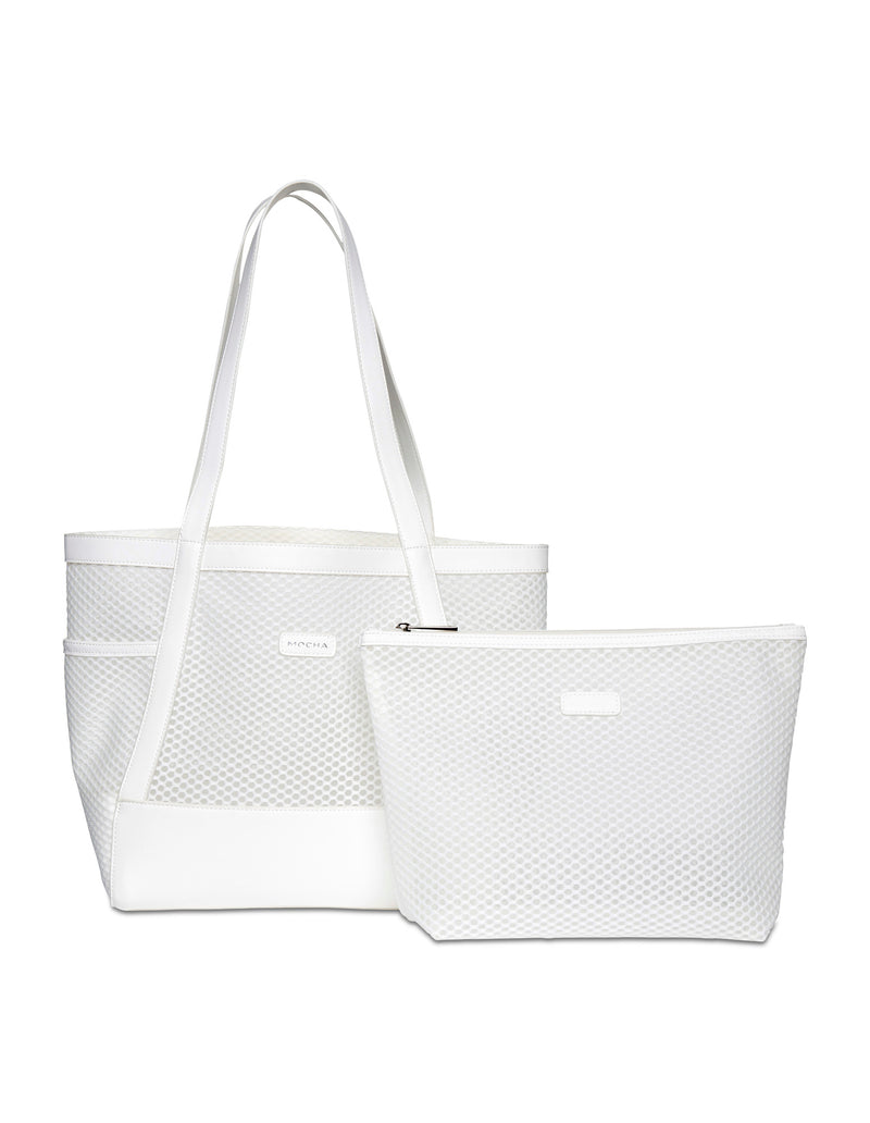 Mocha Summer Beach Bag- White | Mocha Australia