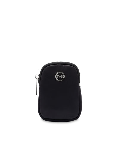 Mocha Ebby Mini Pouch - Black/Silver | Mocha Australia