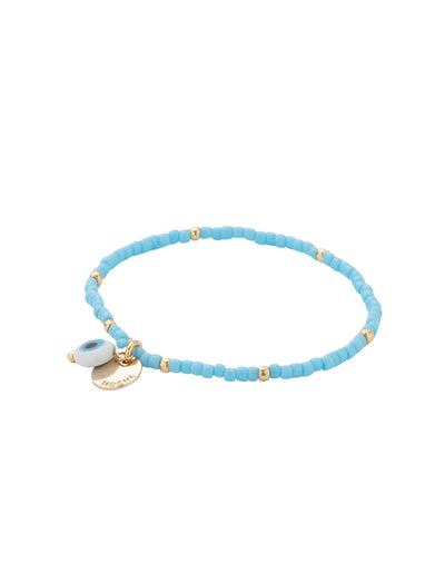 Mocha Reborn Mykonos Evil Eye Bracelet - Blue | Mocha Australia