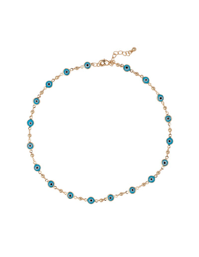 Mocha Eye Candy Necklace- Blue | Mocha Australia