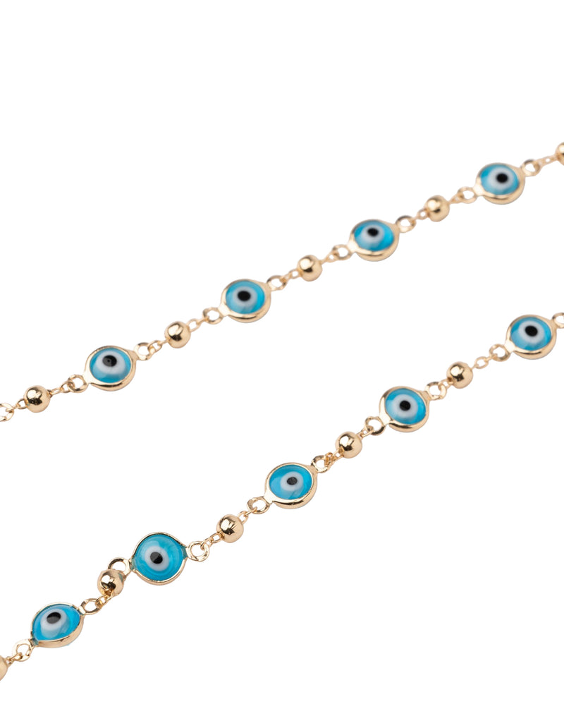 Mocha Eye Candy Necklace- Blue | Mocha Australia