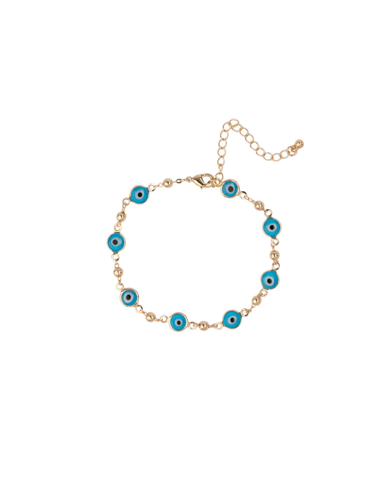 Mocha Eye Candy Bracelet- Blue | Mocha Australia