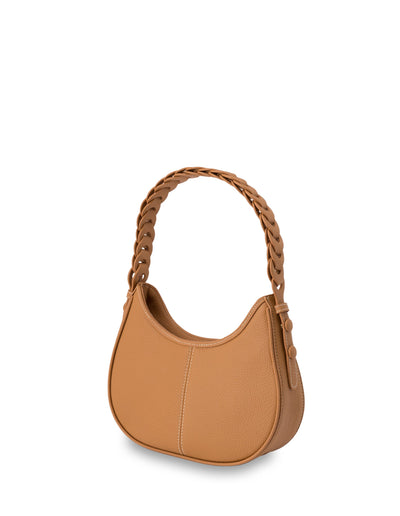 Mocha Lidia Leather Shoulder Bag- Tan | Mocha Australia