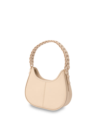 Mocha Lidia Leather Shoulder Bag- Cream | Mocha Australia