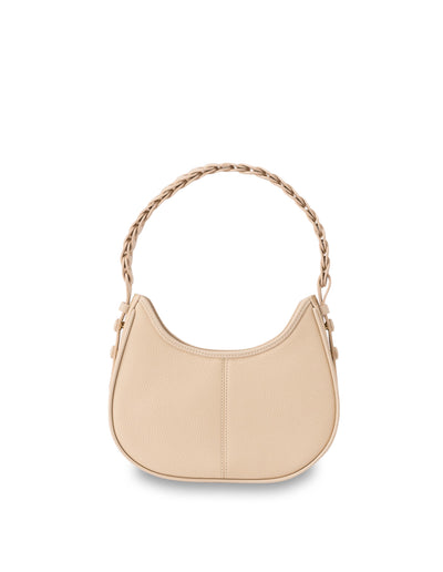 Mocha Lidia Leather Shoulder Bag- Cream | Mocha Australia