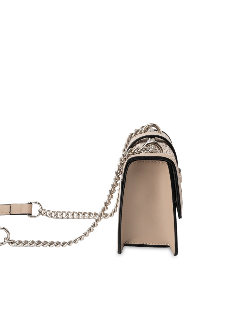 Mocha Missy Jacquard Crossbody Bag - Beige | Mocha Australia