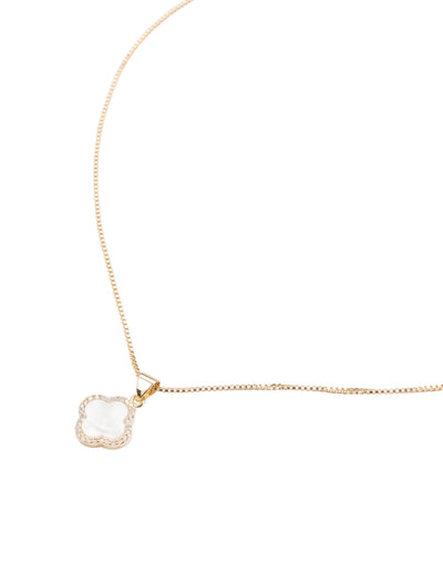 Mocha Mother-Of-Pearl Necklace- Gold | Mocha Australia