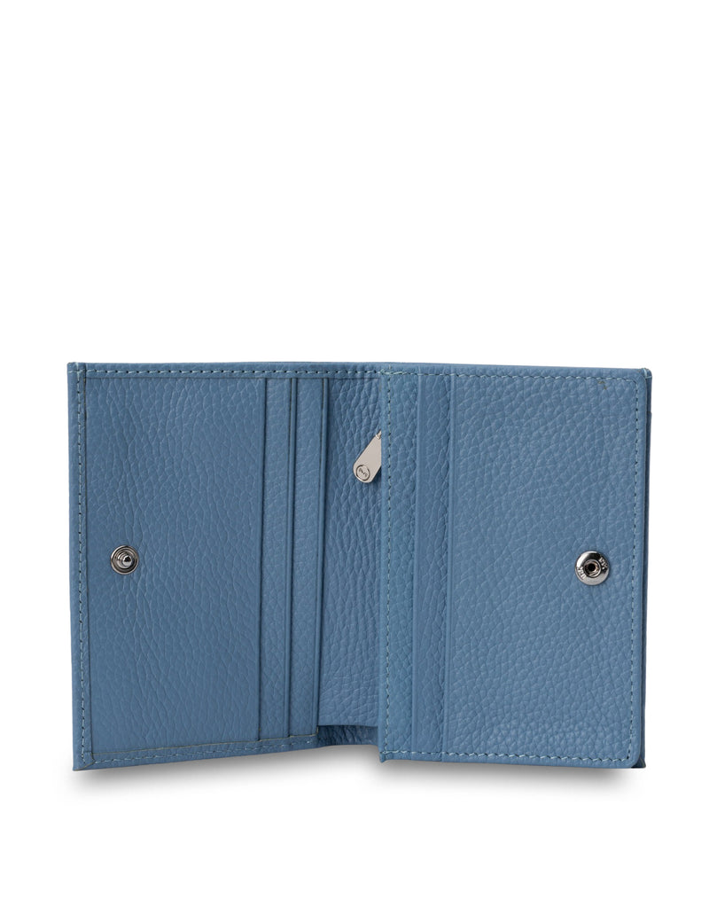 Mocha Mia Leather Wallet- Blue | Mocha Australia