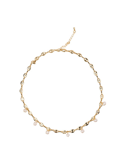 Mocha Ariella Pearl Necklace- Gold | Mocha Australia