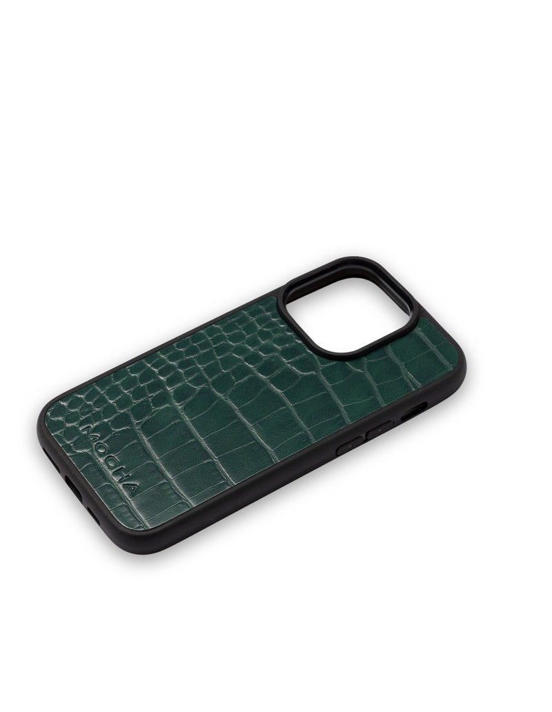 Mocha Go To Croc Hard Case iPhone 14 Pro- Green | Mocha Australia