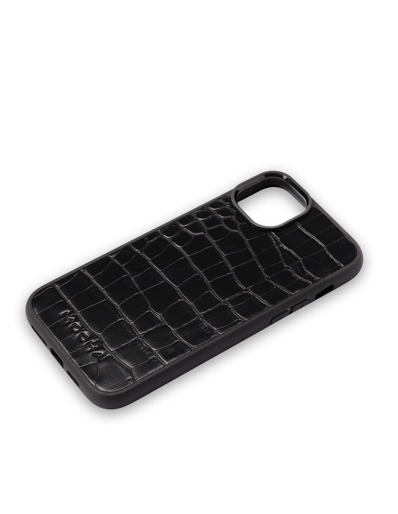 Mocha Go To Croc Hard Case iPhone 14 Plus- Black | Mocha Australia