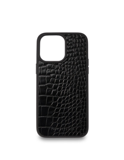 Mocha Go To Croc Hard Case iPhone 14 Pro Max- Black | Mocha Australia