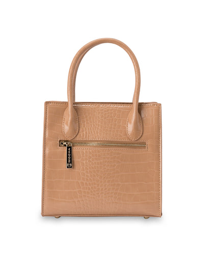 Mocha Go To Croc Small Tote- Taupe | Mocha Australia